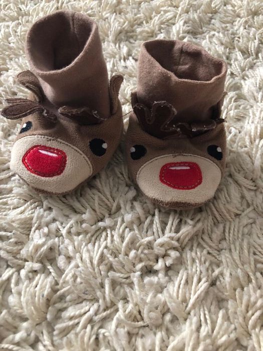 Чопики олені56-62 Смик детячі тапочки олені для новонароджених