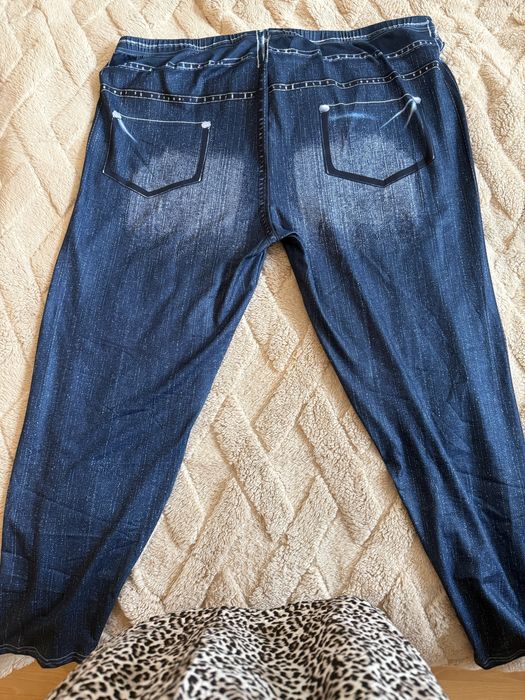 Legginsy imitacja dzinsow