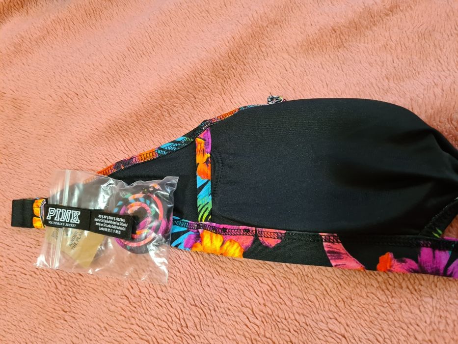 Яркий верх купальника Victoria Secret 75 b трусики (низ)