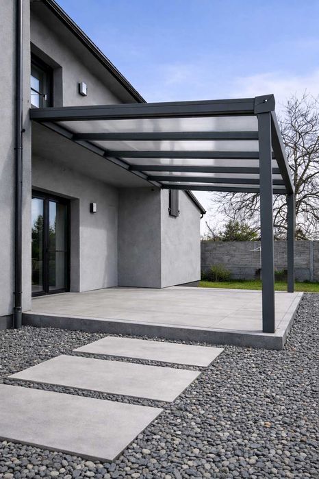 Nowoczesne zadaszenie tarasu 3×4 m – skonfiguruj swój model
