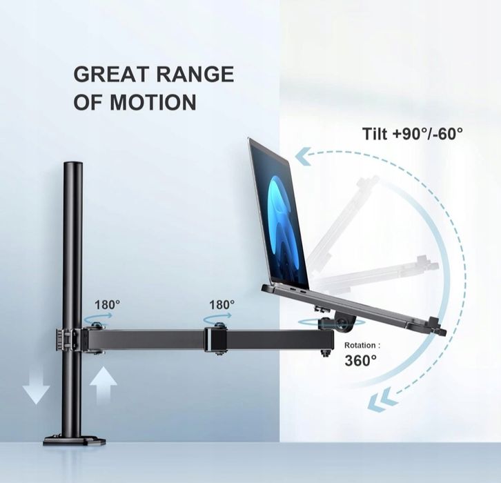Podstawa, uchwyt, ramię do monitora, TV, laptopa HUANUO HNCM22