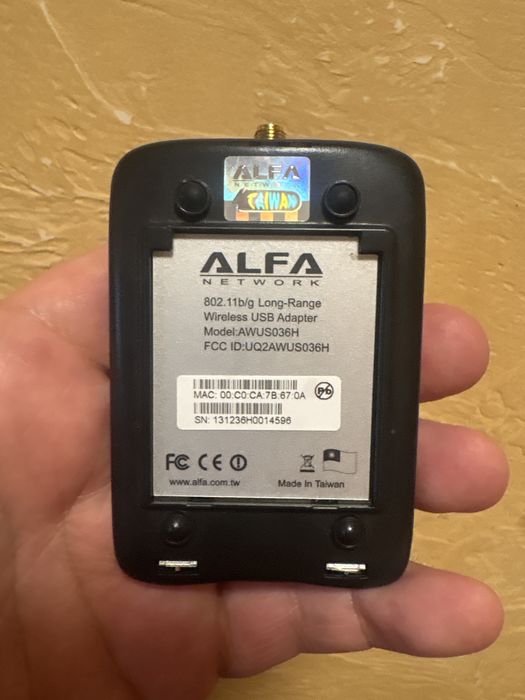 Usb Wifi уселитель ALFA awus036H