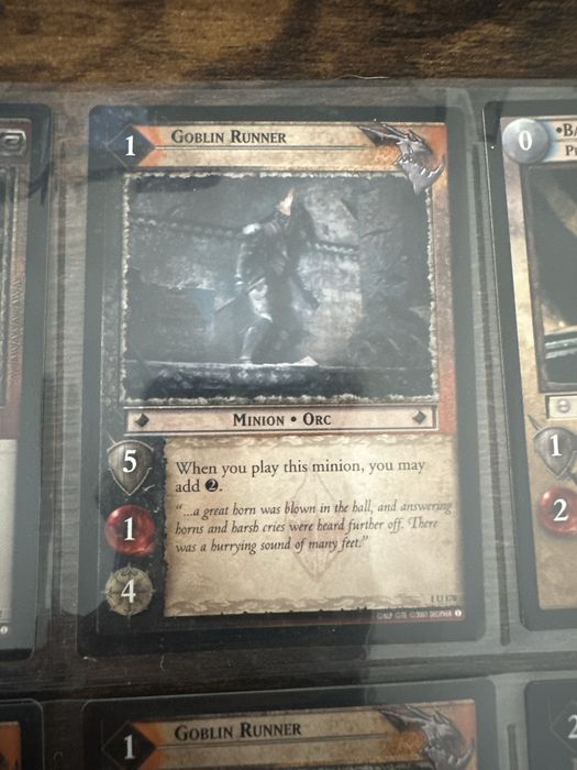 Cartas Lord of the rings