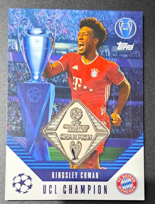 Relic Card Kingsley Coman Match Attax Topps 2024/2025