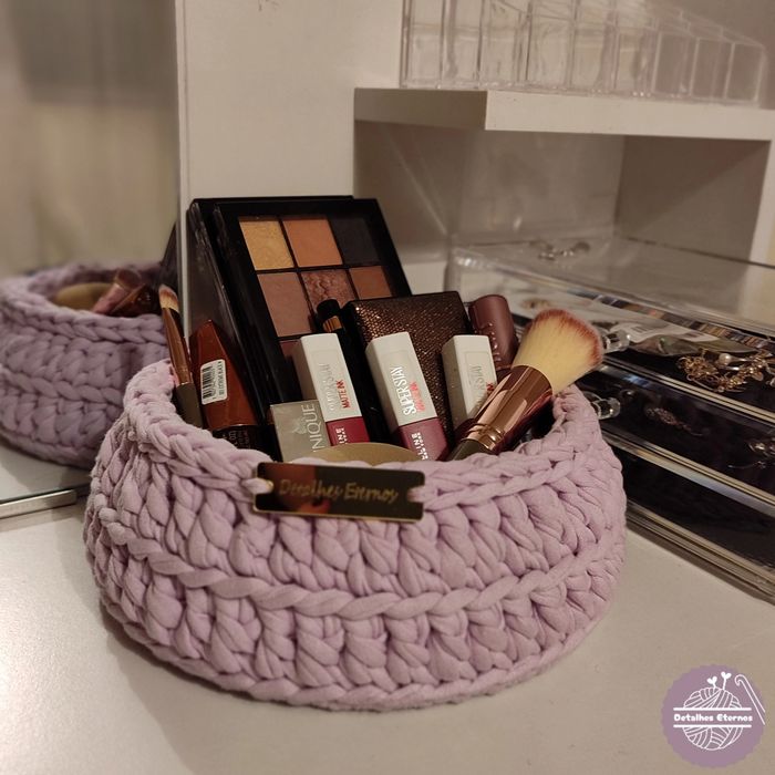 Peças em crochê feitas à mão