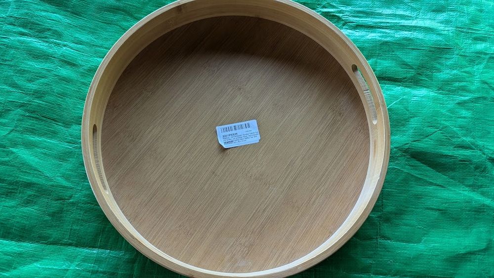 Dudoplatz Bambusowa taca do serwowania, okrągła 30cm
