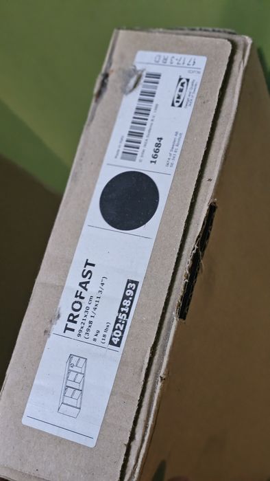 Trofast ikea czarny 2 szt