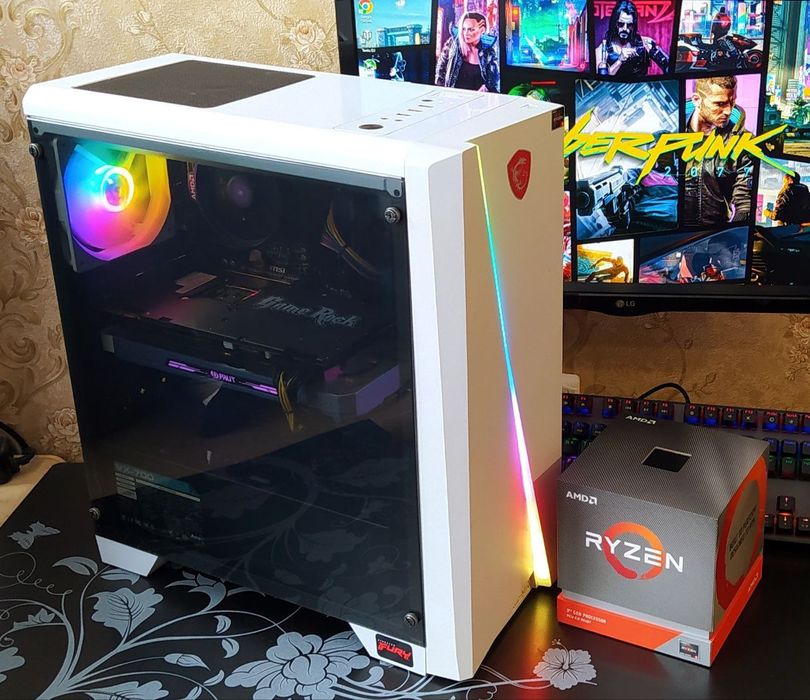 ПК GTX1080+ Ryzen 5 2600+ 16Gb DDR4 ігровий компьютер