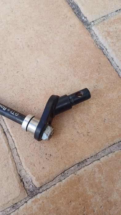 Eixo passante para atrelado de bicicleta