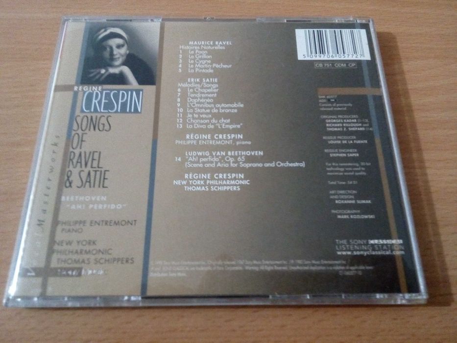 RÉGINE CRESPIN - Songs Of Ravel & Satie