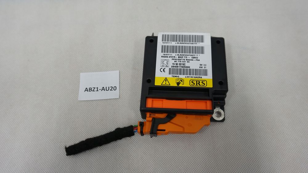 peugeot rcz sensor airbag poduszek 9675287180