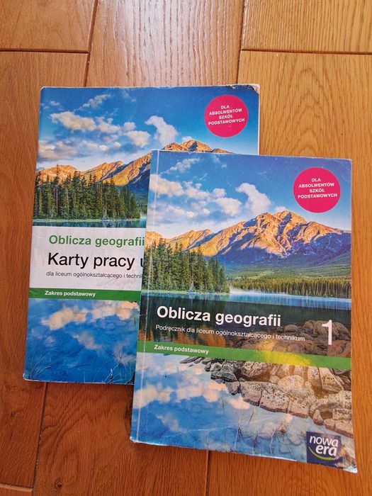 Oblicza geografii 1 TYLKO KARTY PRACY wypełnione ołówkiem zakres podstawowy