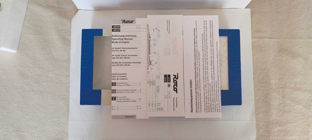 Kolejka - Elektrowóz BR 03E ROCO skala H0