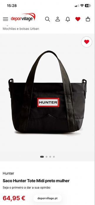 Bolsa HUNTER Tiracolo midi Como Nova Fotos reais