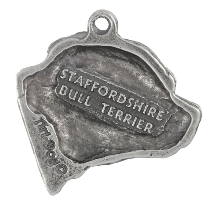 Staffordshire Bull Terrier brelok posrebrzany Art-Dog