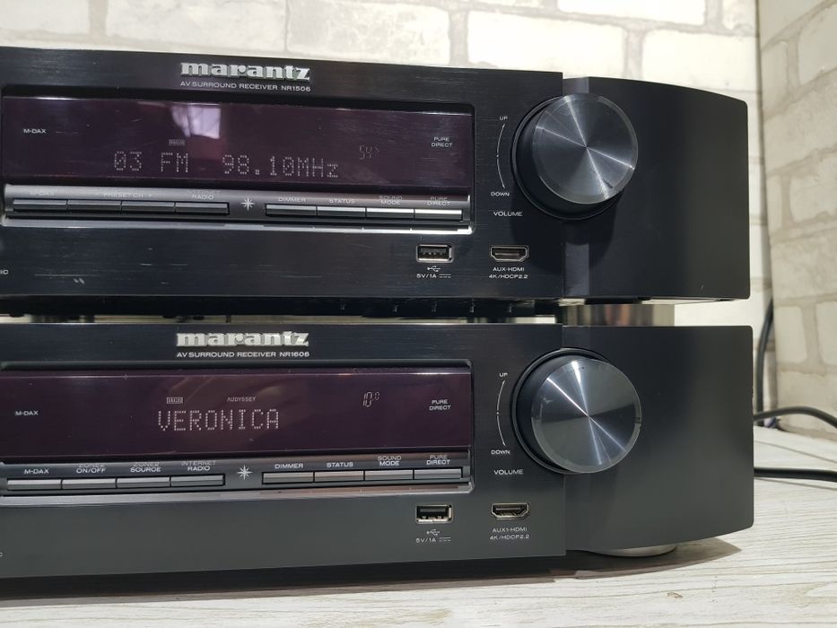 5.1/7.1 AV ресивер MARANTZ NR-1506+1/1606, 7x70 Вт,HDMI,Wi-Fi,Bluetoot
