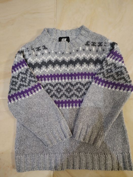 Тепла зимова нрворічга кофтинка, розмір 86-92