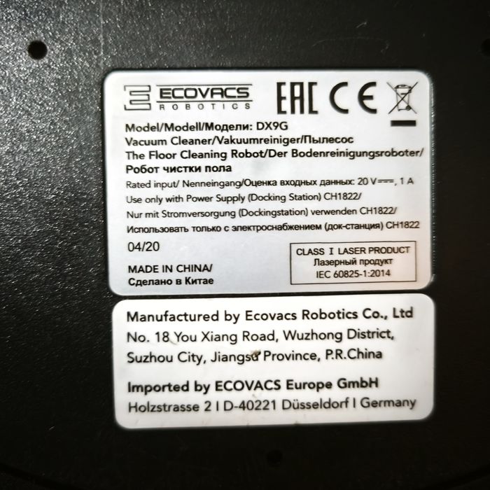 Robot, odkurzacz sprzątający Deebot Ozmo 950