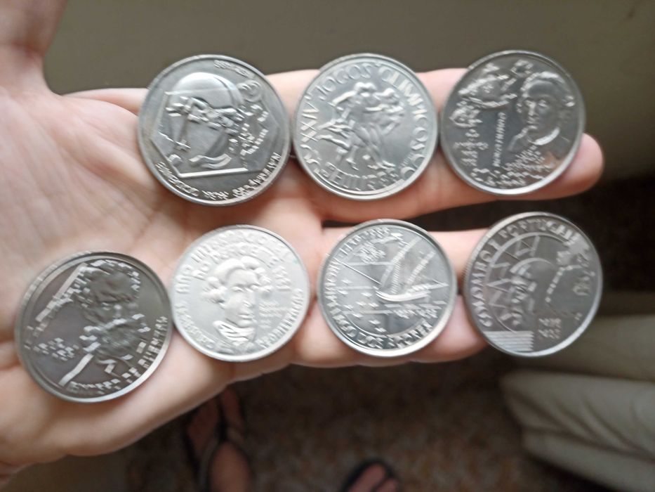 Lote  de moedas comemorativas