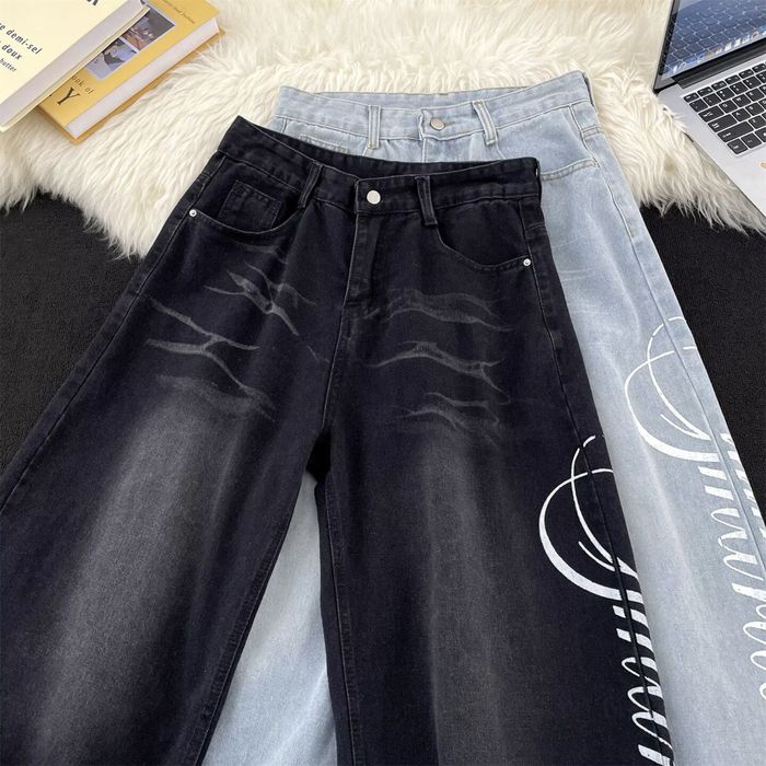 Штани чорні jeans rap джинси pants baggy y2k sk8/ Sacura/ Bagg