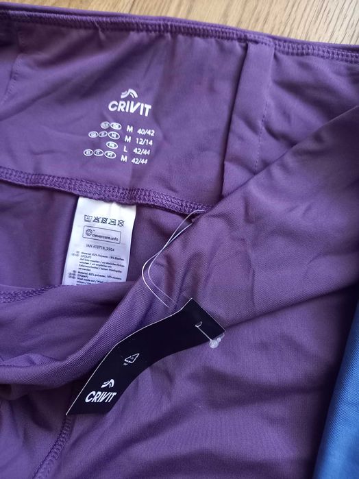 Nowe spodnie legginsy sportowe crivit lidl m 40