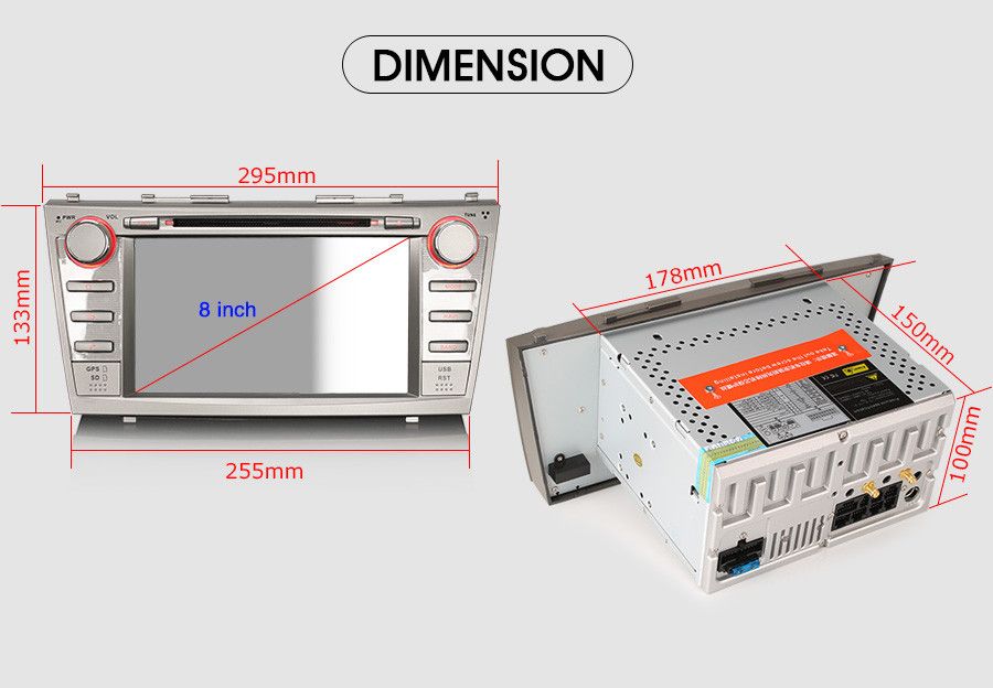 Auto radio Universal Toyota Android 14 64GB radio/dvd/cd/usb/sd/gp