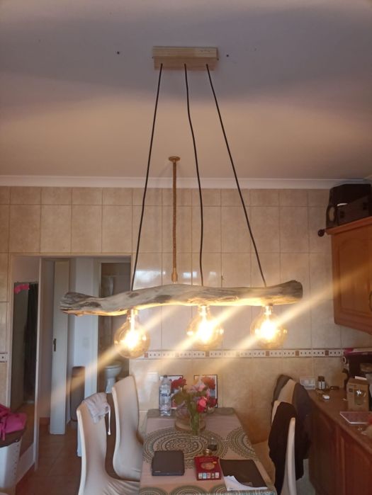 Candeeiros feitos a mao