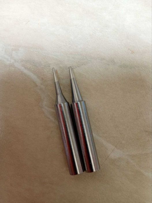 Стальное жало для паяльника, Диаметр рабочей части: 1 мм и 0,8 мм