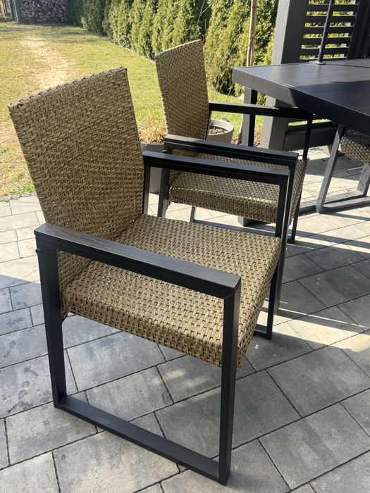Ikea krzesło ogrodowe - IKEA VÄRMANSÖ technorattan taras