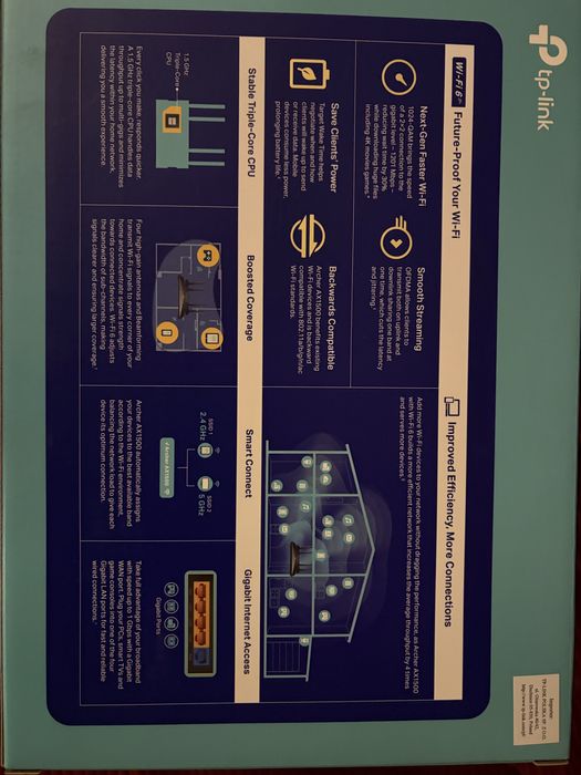 Router tp-link AX1500 Wi-Fi 6 Archer
