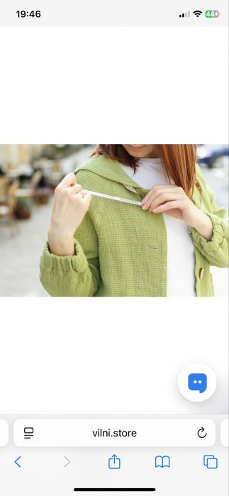 Куртка лляна вафельна Тулуза зелений (52).