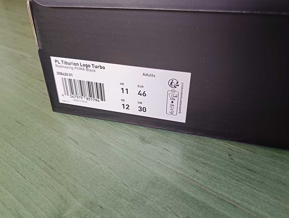 Buty Puma Porsche rozmiar 46 Tiburion czerwone NOWE
