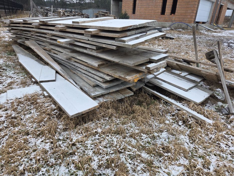 Deski szalunkowe grube na ławki, deskowanie, szalunki