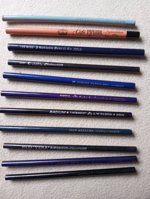 Lápis antigos Faber Vintage
