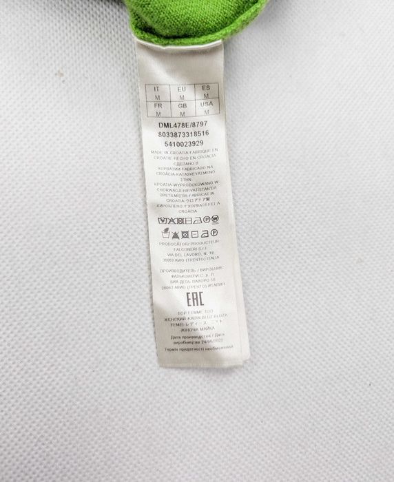 Falconeri zielony sweter 100% kaszmir M