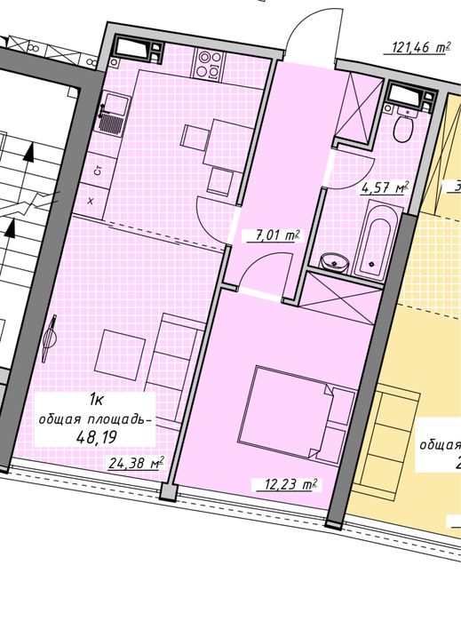 Продам 1к квкртиру в ЖК Атмосфера, Аркадия, Генуэзскся, Курортный