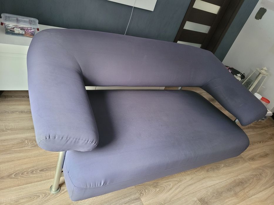 Kanapa grafitowa 2 osobowa