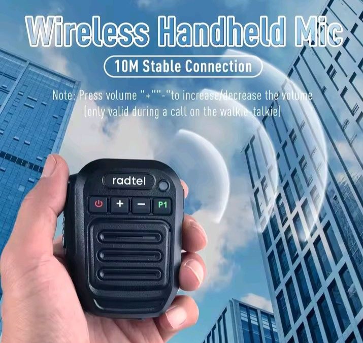 PTT Sem Fio Auto Falante Bluetooth para baofeng etc