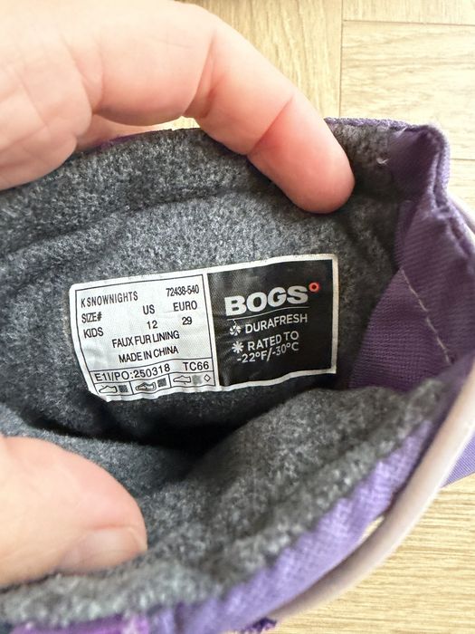Черевики зимові bogs 29