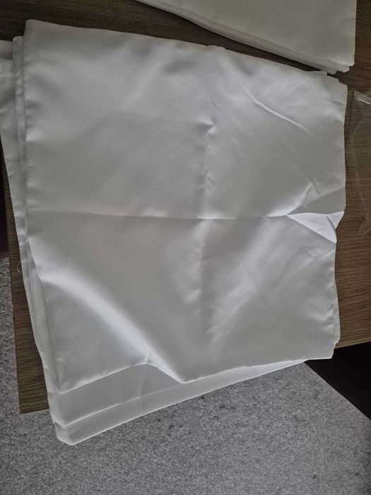 4 Capas Branca de almofada de sala novo 50cm x 50cm