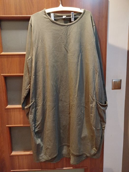 Sukienka oversize r xl kolor khaki