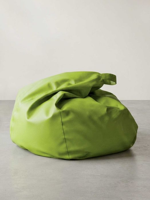 Puf Verde Limão da Conforama 80 cm x 80 cm x 35 cm