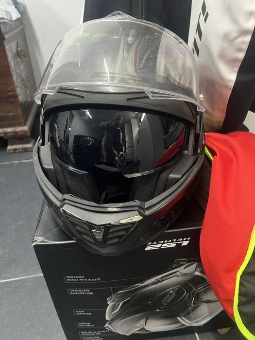 Capacete + Casaco para mota