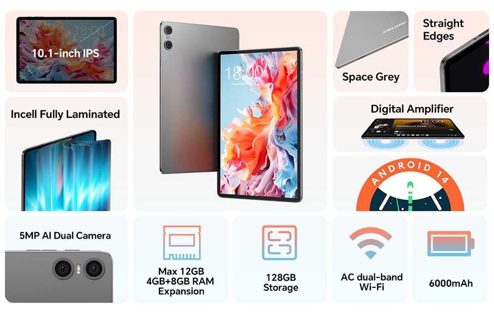 Планшет Teclast P30T + Комплект Аксесуарів (4/128Гб) Android 14