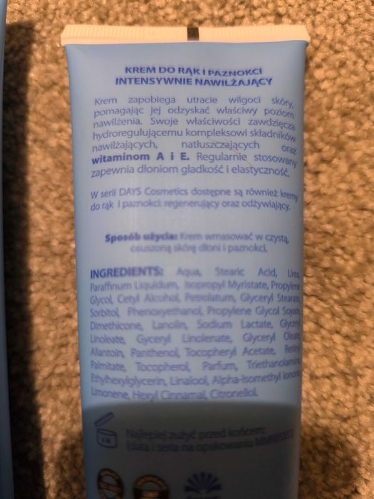 Days Cosmetics Krem Intensywnie Nawilżający 125 ml 2 sztuki