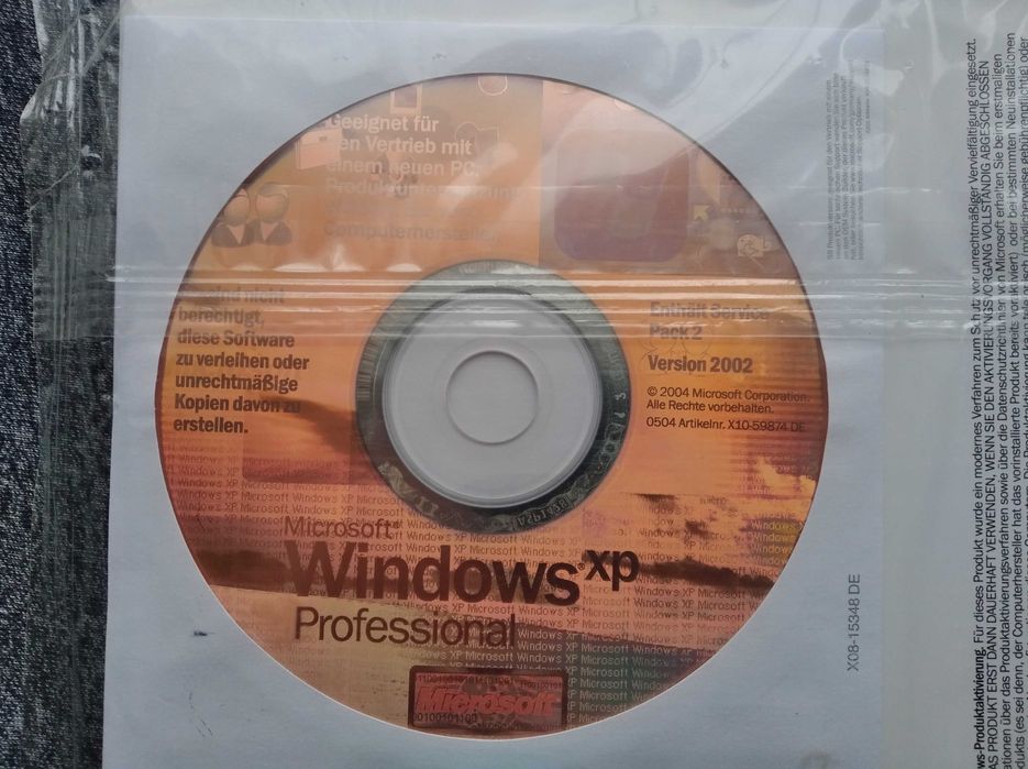 Установочный диск Microsoft Windows XP Professional