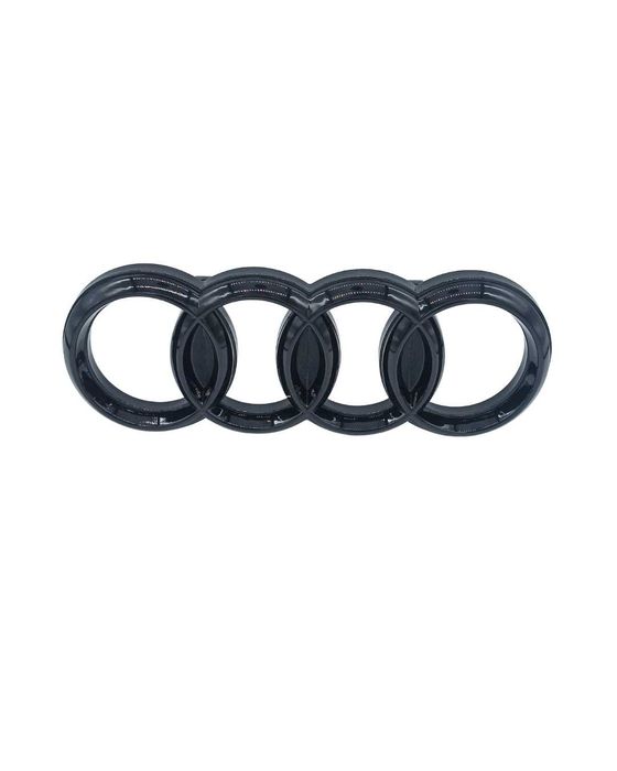 Suporte De Símbolo Emblema Audi em Preto Brilhante