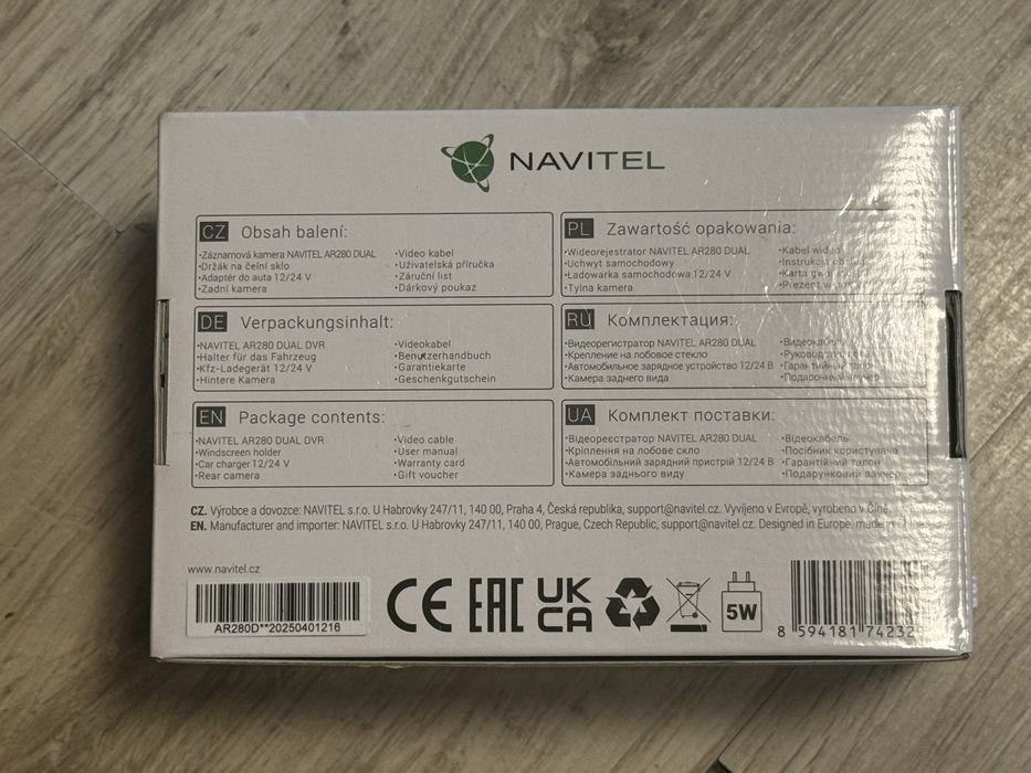 NOWY! Wideorejestrator samochodywy Navitel AR280DUAL