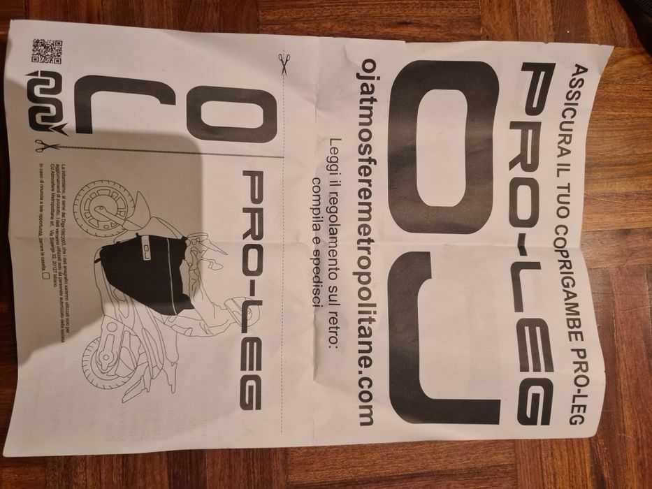 Capa para pernas - maxi scooter