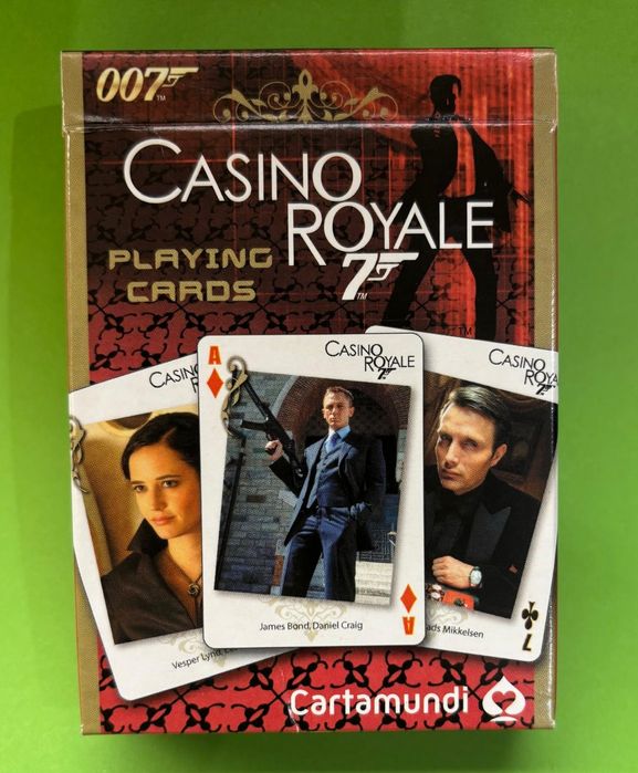 Baralho de cartas Casino Royal James Bond
